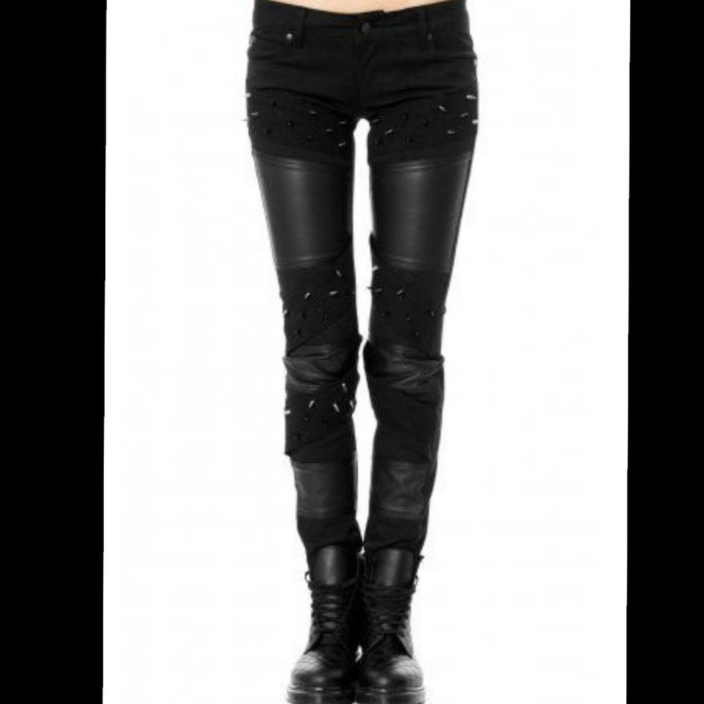 Studded jeans